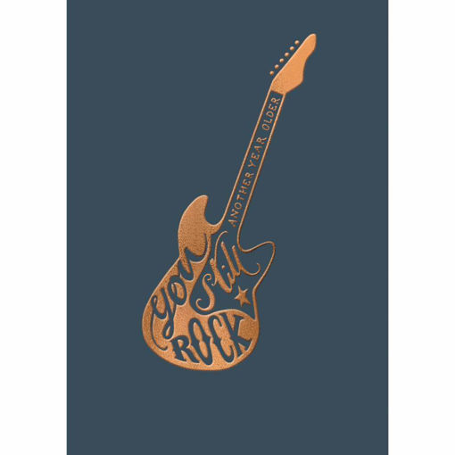 Picture of YOU STILL ROCK BIRTHDAY CARD GUITAR
